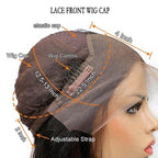 Short Pixie Curly Frontal Lace Bob Wig